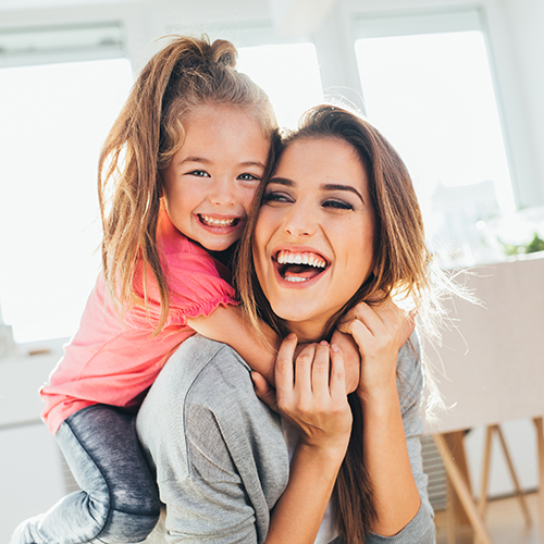 Mother and daughter Greece Orthodontics & Pediatric Dentistry